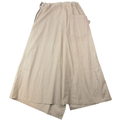 Vintage 2000s Yohji Yamamoto Asymmetric Skirt Womens Size M | Medium, Beige