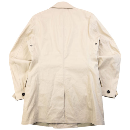 Vintage Burberry Button Up Trench Jacket Size M | Medium, Cream