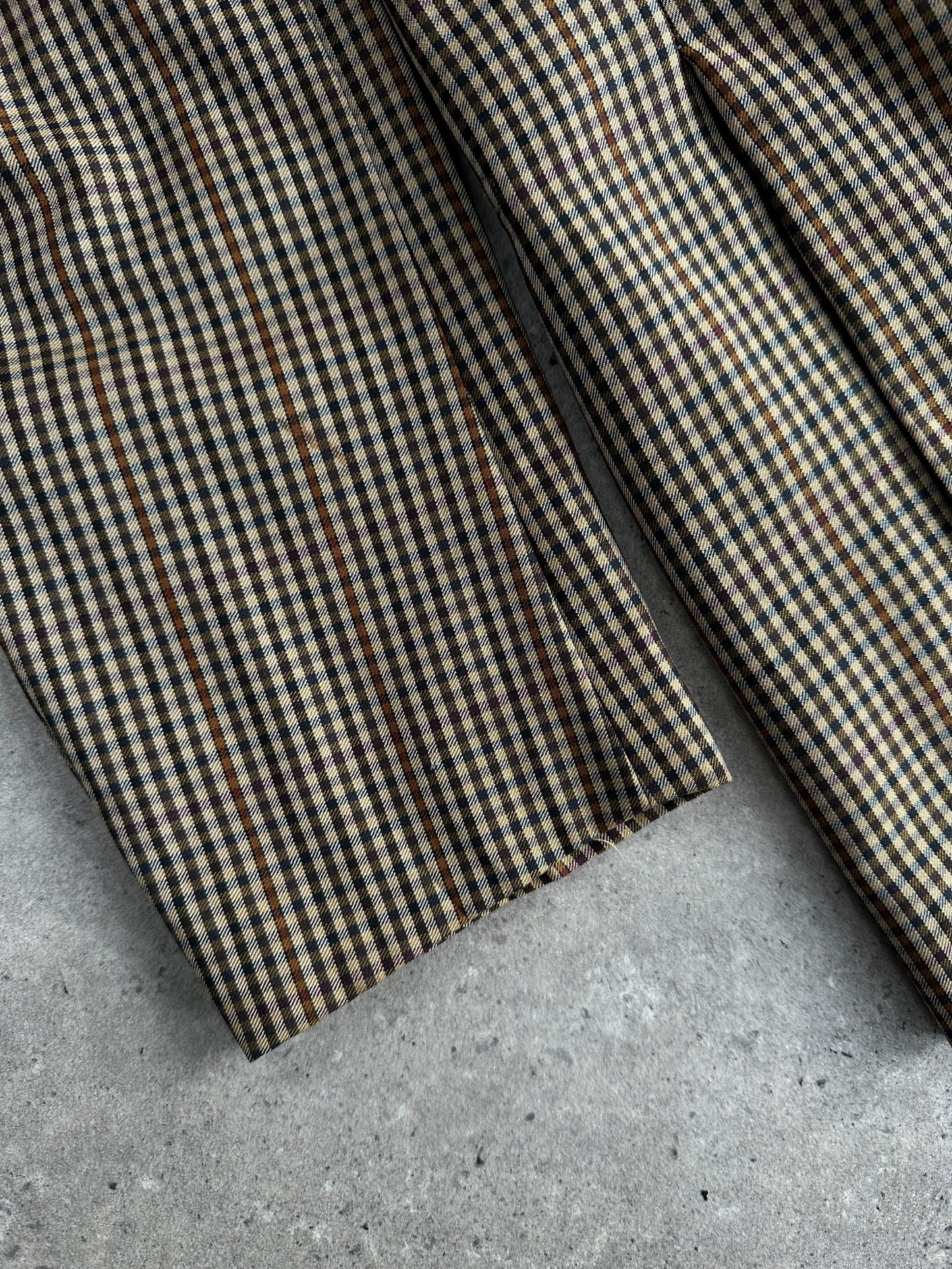 Pal Zileri x Loro Piana Tasmanian Wool Mini Check Blazer - 36R/M