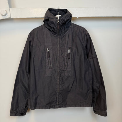 Early 00’s Stone Island Script Logo Jacket (M) | Medium, Charcoal