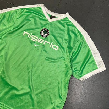 Nike Nigeria 2002 Shirt In Green ( M )