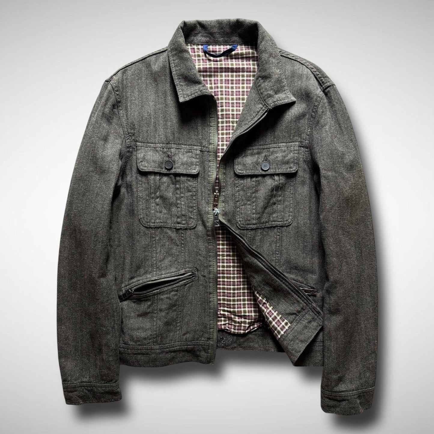 Kenzo Wool & Linen Worker Jacket (2000)