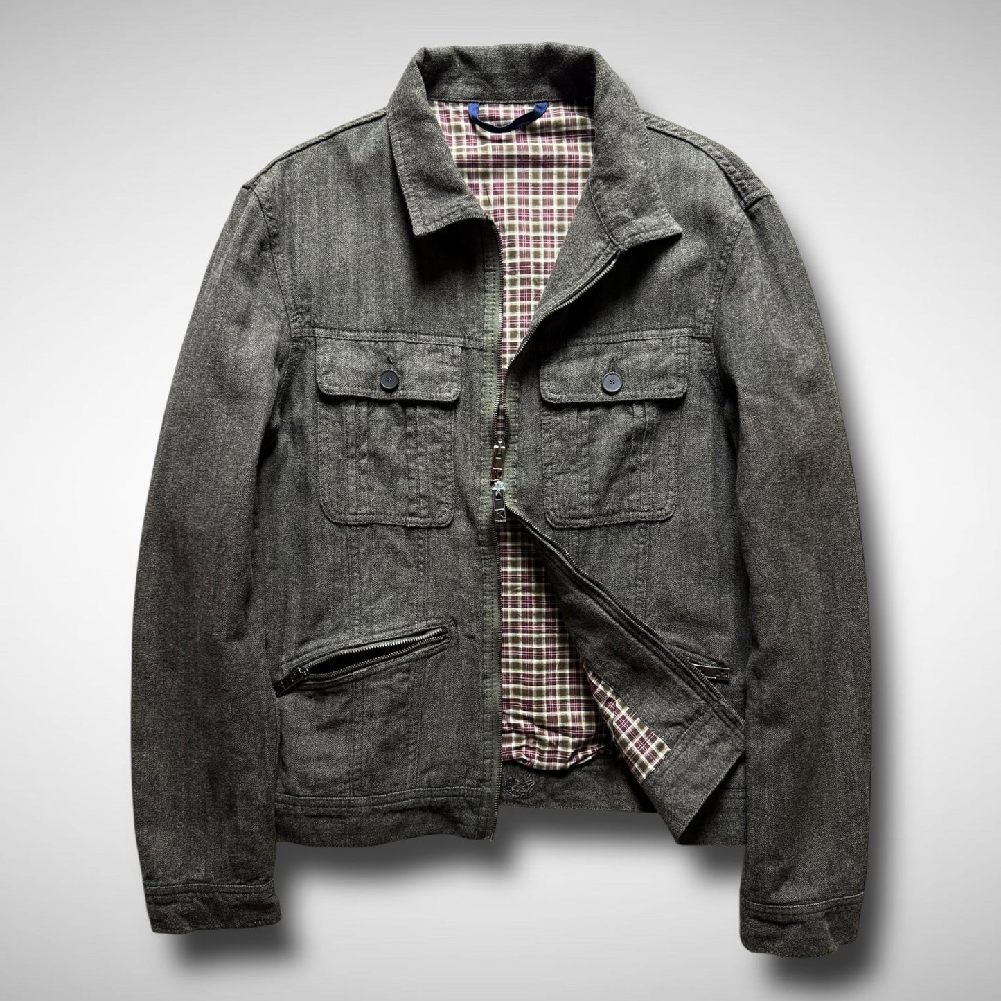 Kenzo Wool & Linen Worker Jacket (2000)