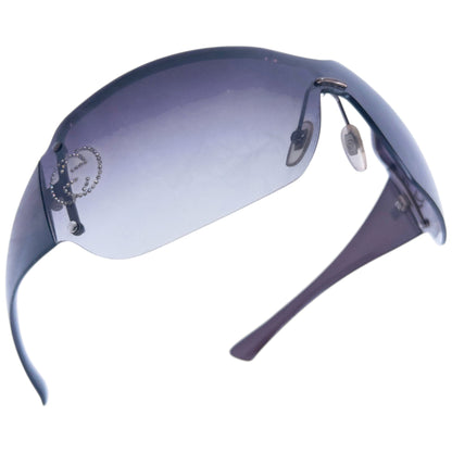Vintage 2000s Gucci Rimless Sunglasses | O/S, Grey