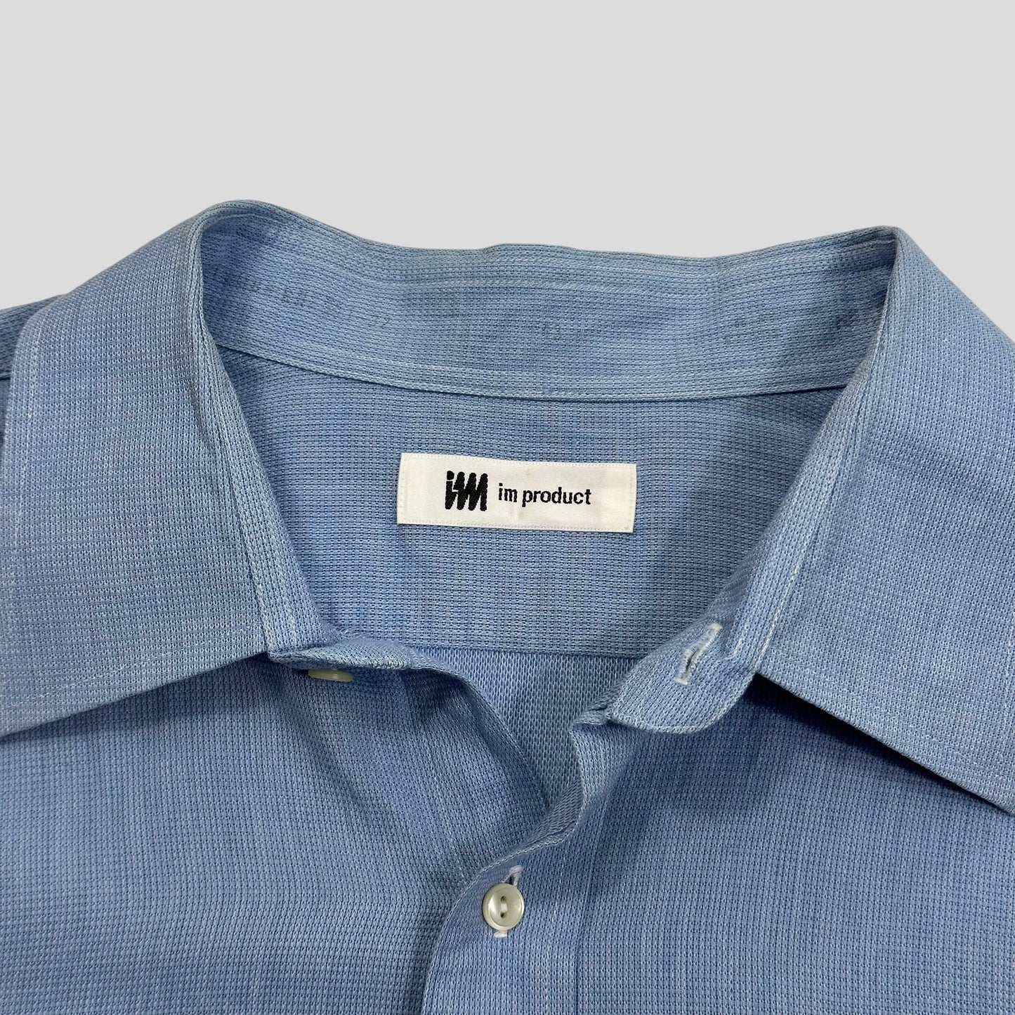 Issey Miyake 00’s Textured Cotton Shirt - M/L