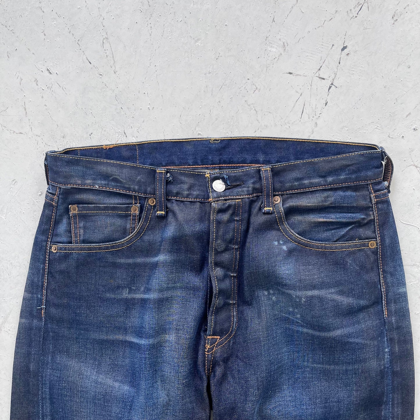 vintage 501 levis faded indigo denim jeans | Blue, Indigo