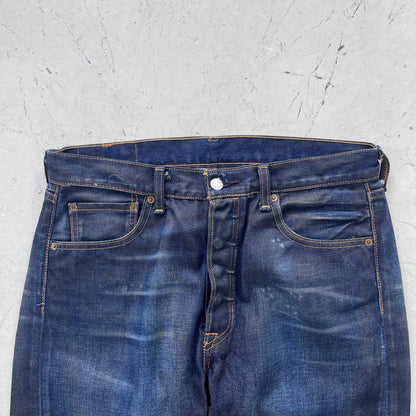 vintage 501 levis faded indigo denim jeans | Blue, Indigo