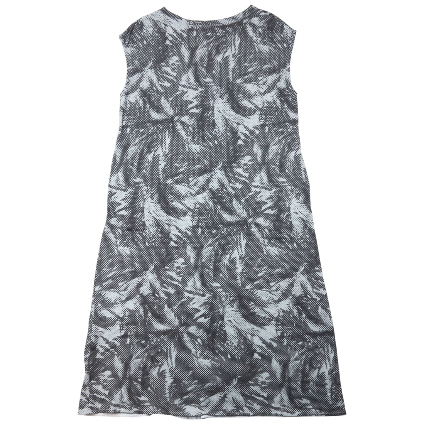 Vintage 90s Yohji Yamamoto Pattern Dress Womens Size L | Large, Blue