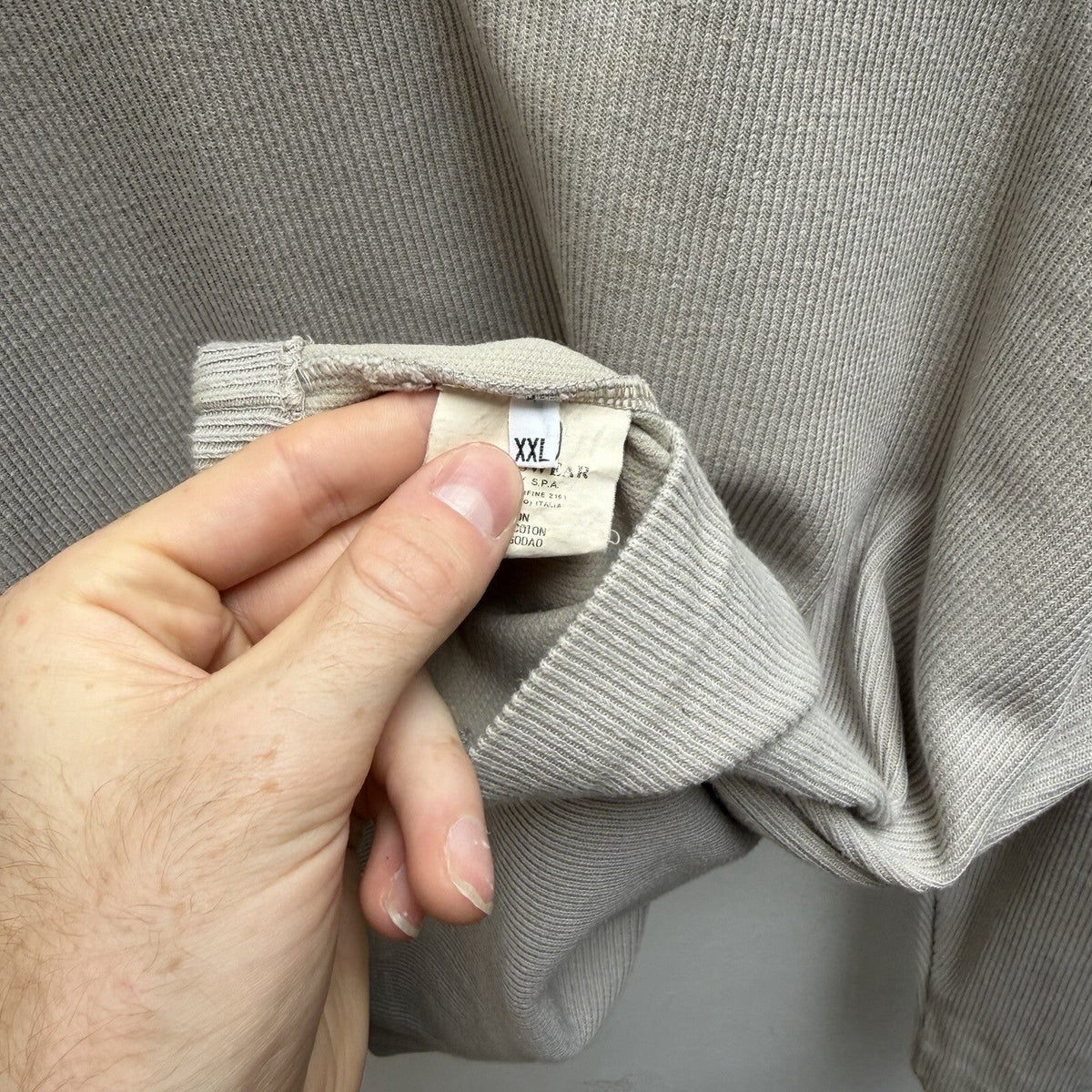 00’s Stone Island Quarter Zip Jumper (XXL) | XXL, Grey