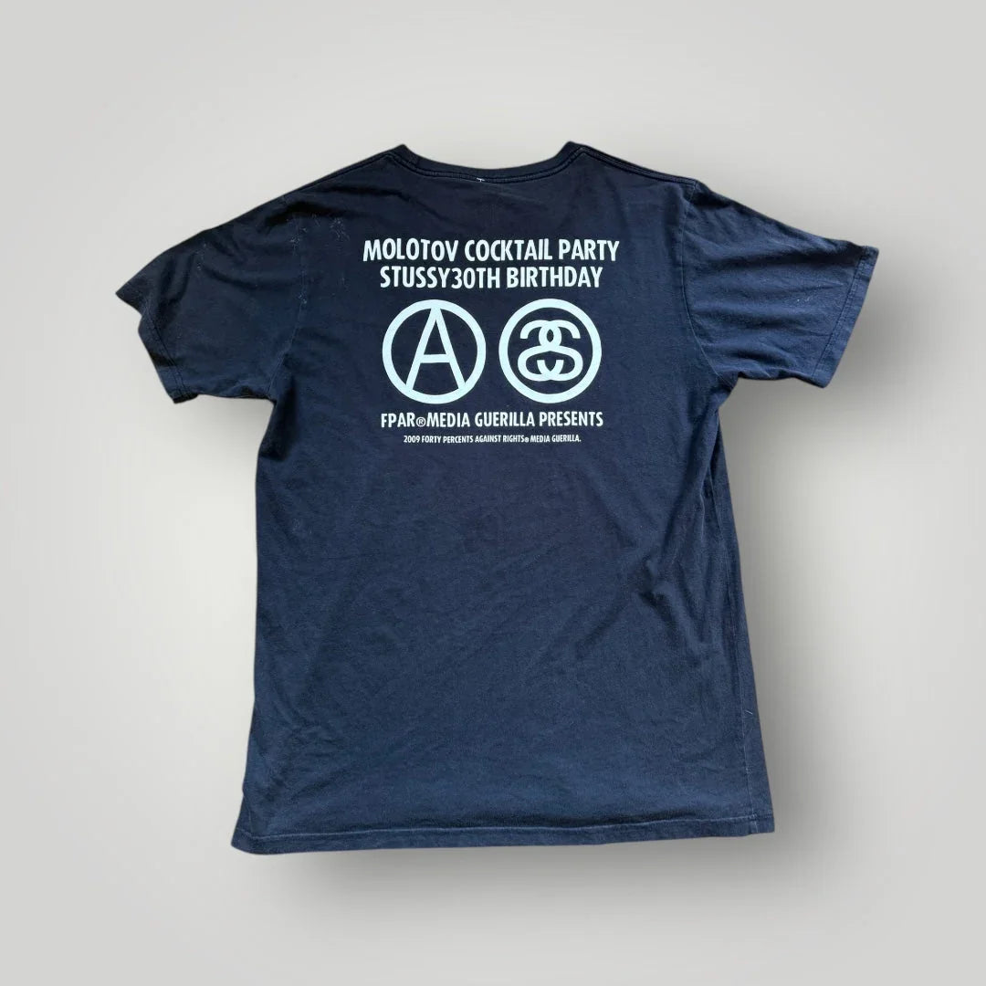 Stüssy 30th Anniversary Molotov Cocktail Party 2009 T-Shirt L