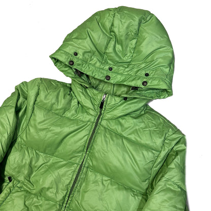 Duvetica Fur Hood Women’s Puffer Jacket In Green ( M )