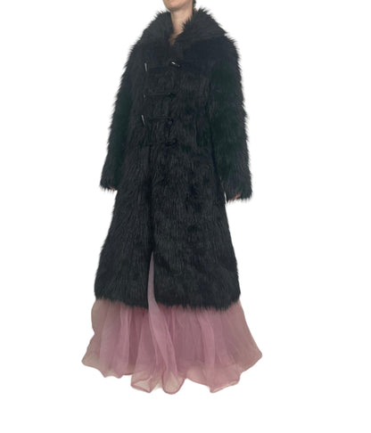 Y2K Necessary Evil faux fur coat