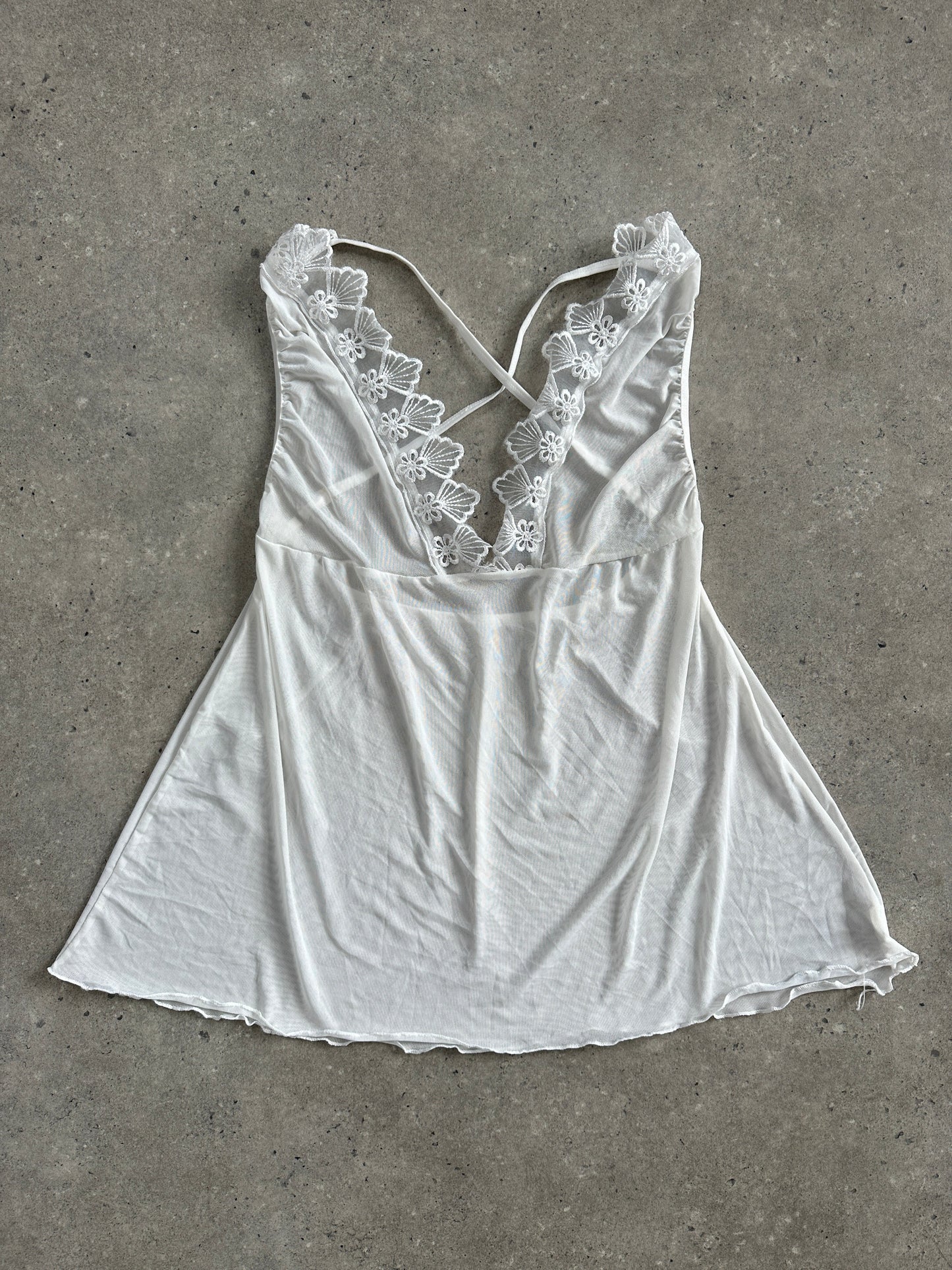 Vintage 2000s Lace Top - M/L