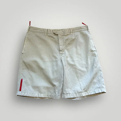 Prada Sport 2000's Cotton Canvas Shorts 36"