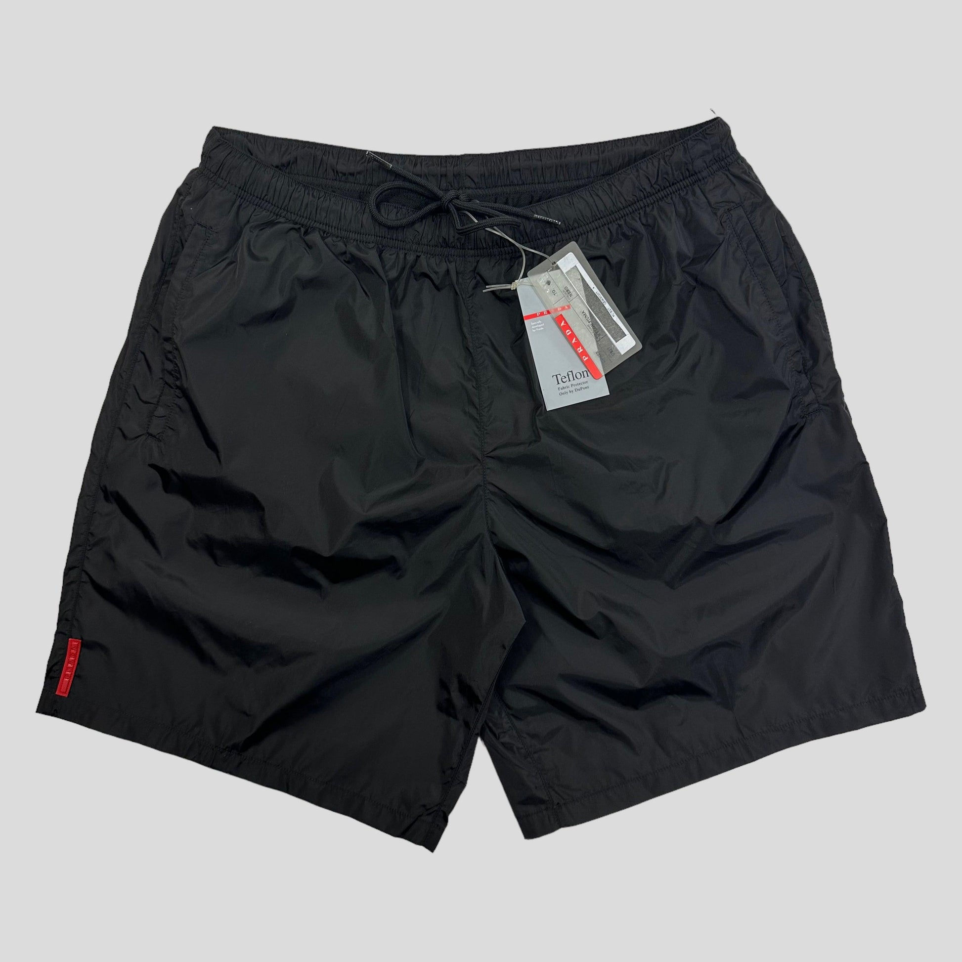 Prada Sport 00’s Nylon Red Tab Shorts DSWT - IT48 - Known Source