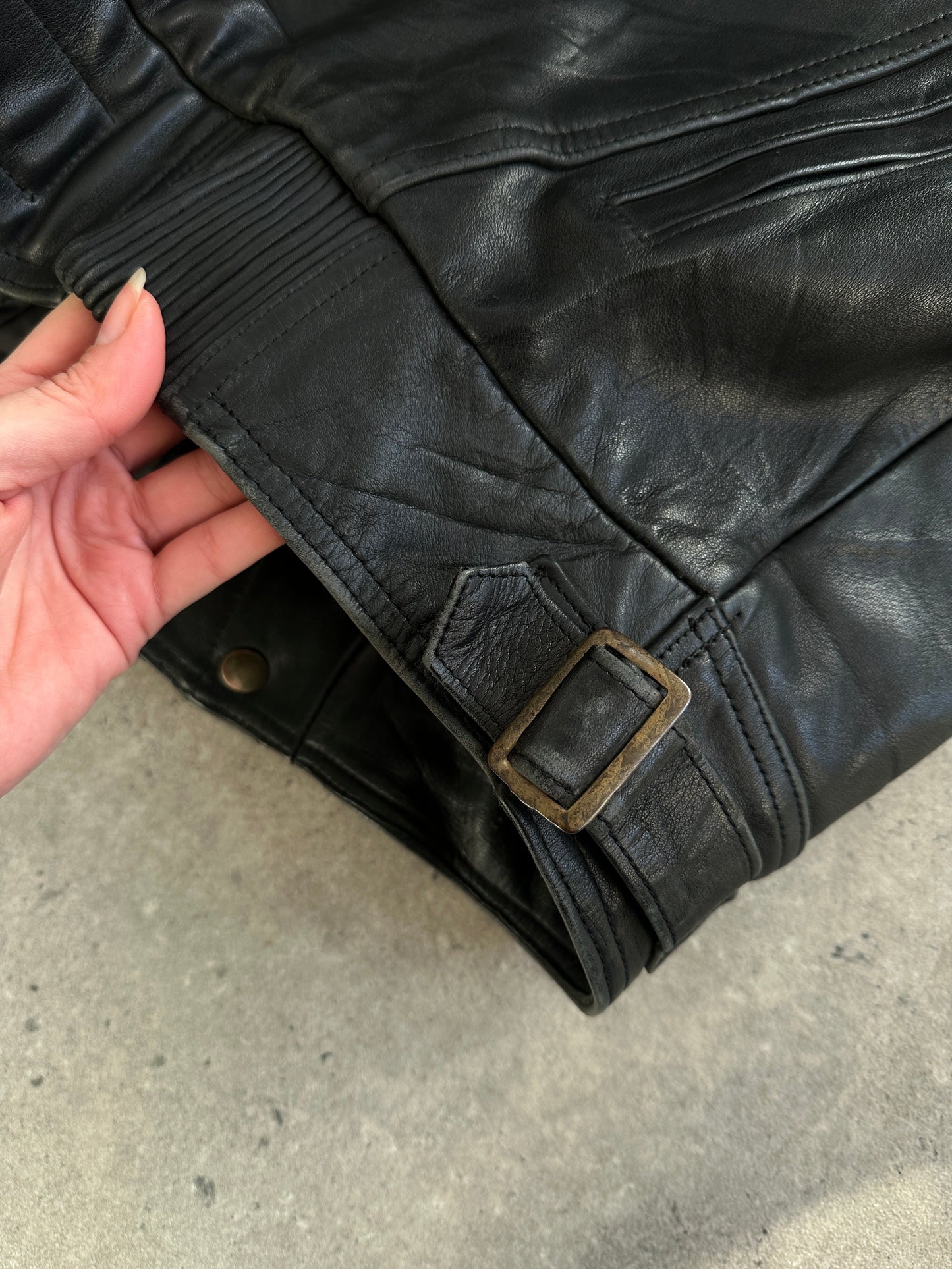 Vintage Leather Jacket - XL