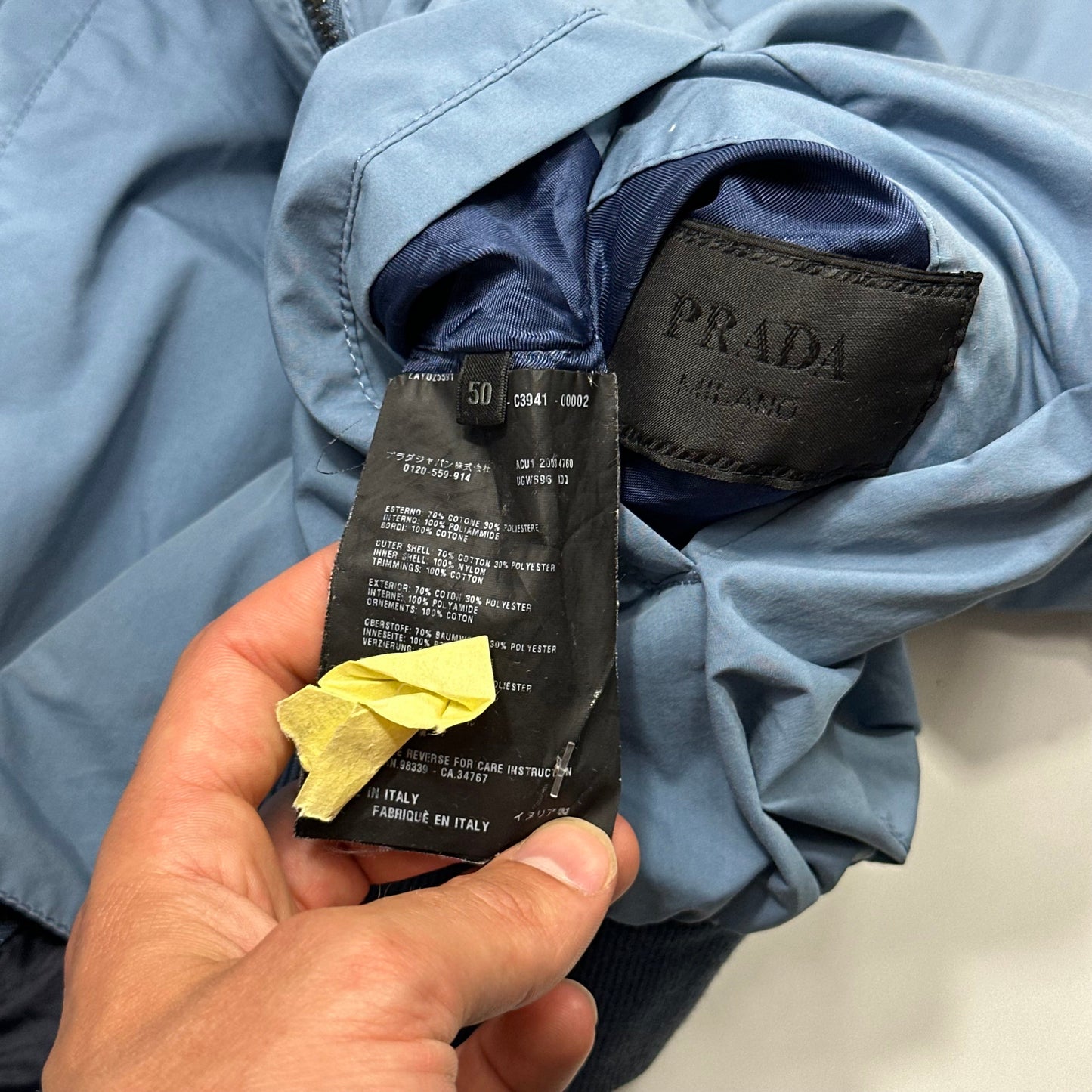 Prada Milano 2006 Reversible Pocket Logo Contrast Jacket - M | Default Title, Multicoloured
