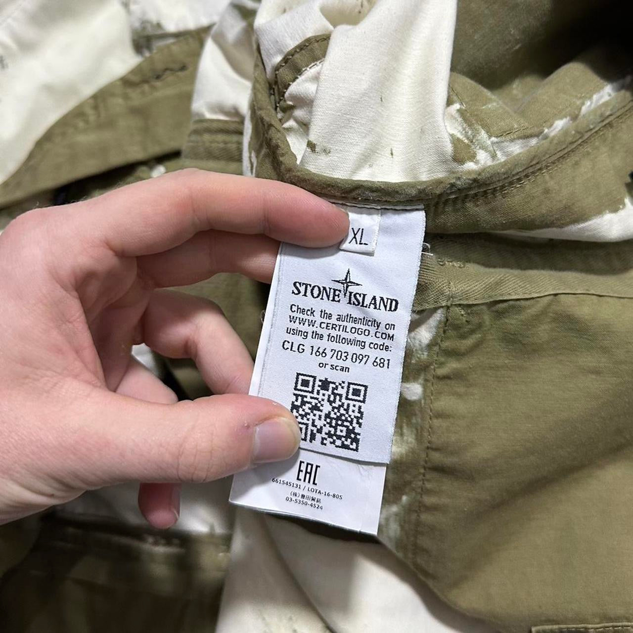 Stone Island Hand Corrosion Raso Jacket