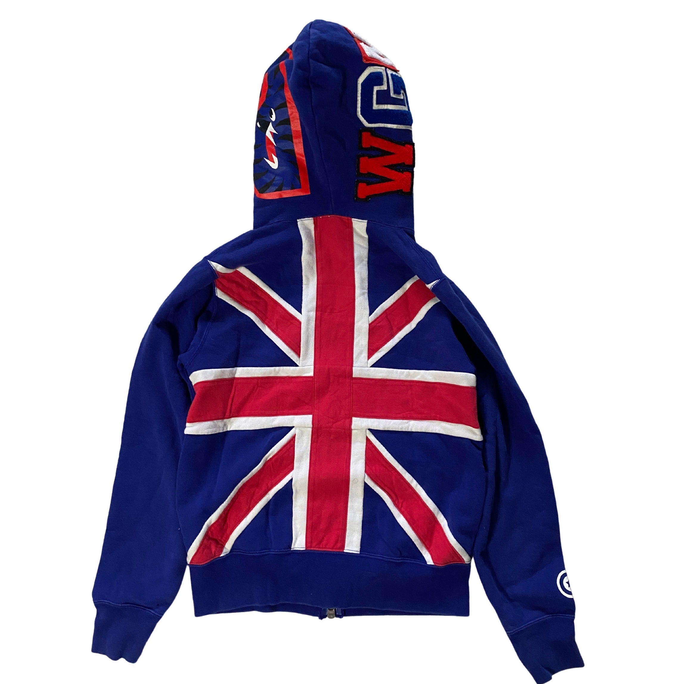 Bape union jack shark hoodie hotsell