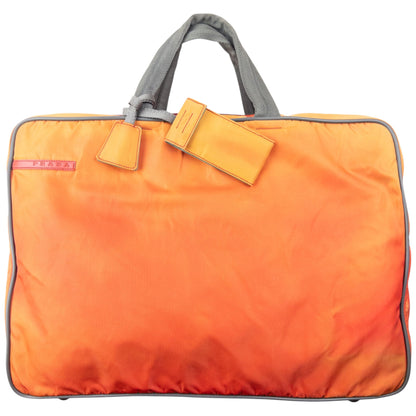 Vintage 2000s Prada Sport Luggage Bag | O/S, Orange
