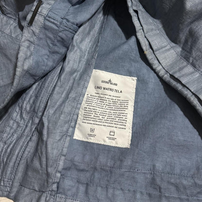 Stone Island Lino Watro Tela Jacket | XXXL, Light Blue