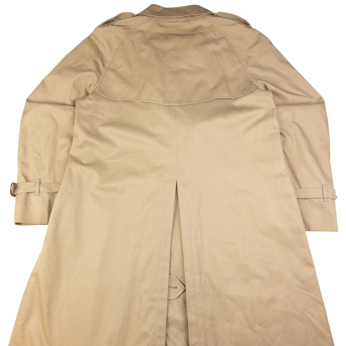 Vintage Burberry Nova Check Lined Trench Jacket Womens Size XL