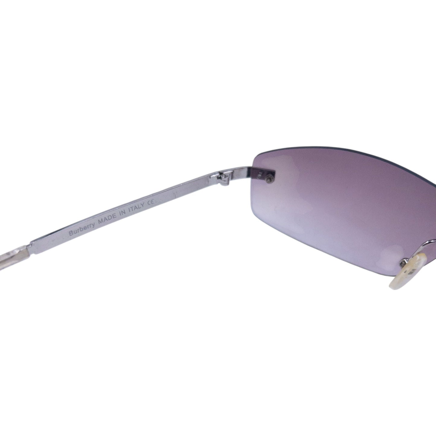 Vintage 2000s Burberry Nova Check Rimless Sunglasses | O/S, Brown