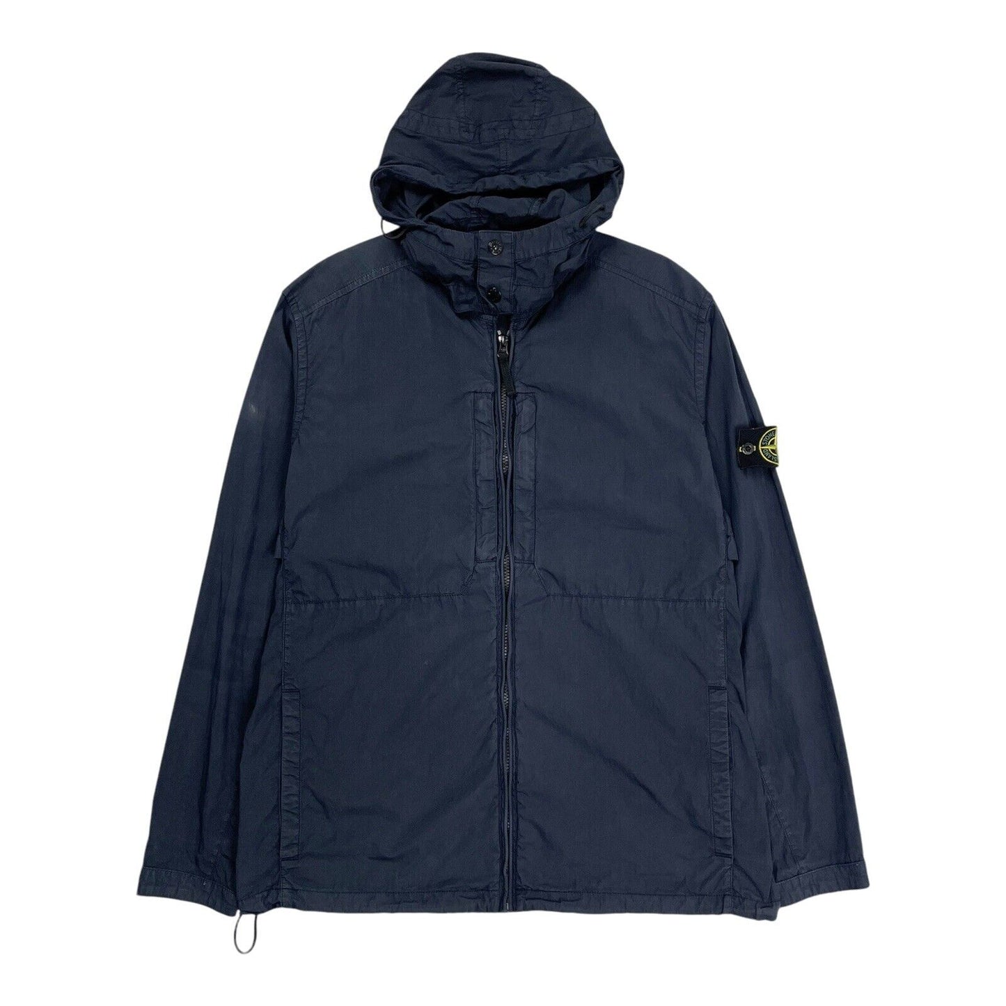 Stone Island Garment Dyed Tela Poplin Hooded Jacket, Size XL | XL, Multicoloured