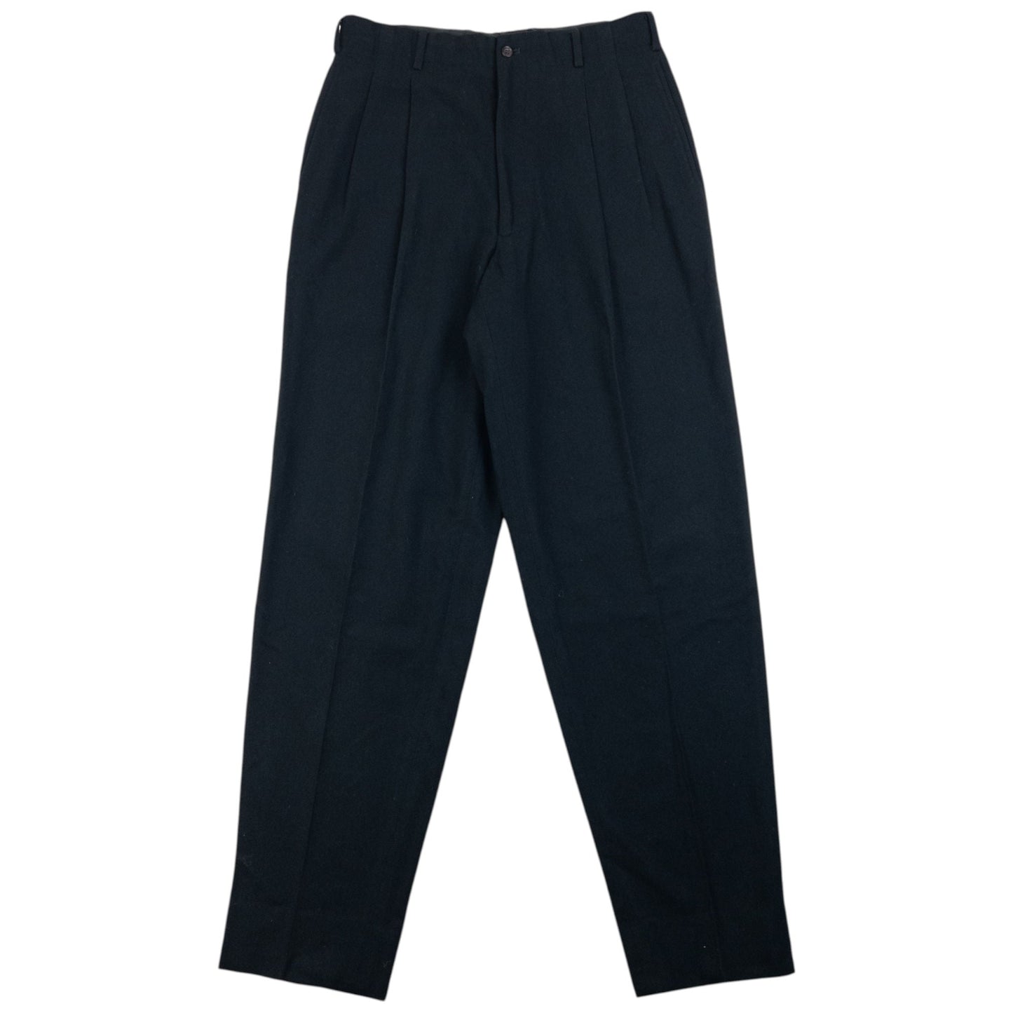 Vintage 1990 Comme Des Garçons HOMME Wool Trousers Size W30 | W30, Black