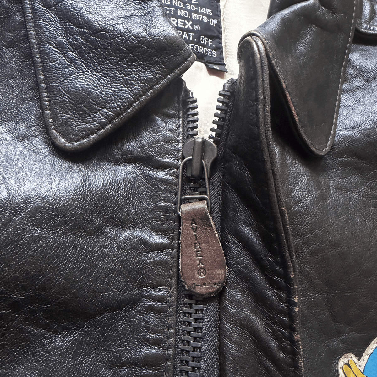Avirex 'Second Chance' 1992 A2 Leather Flight Jacket - S / M | S / M, Red