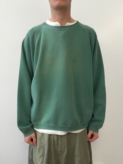 Armani Jeans 90s Crewneck Sweatshirt | X-Large, Green