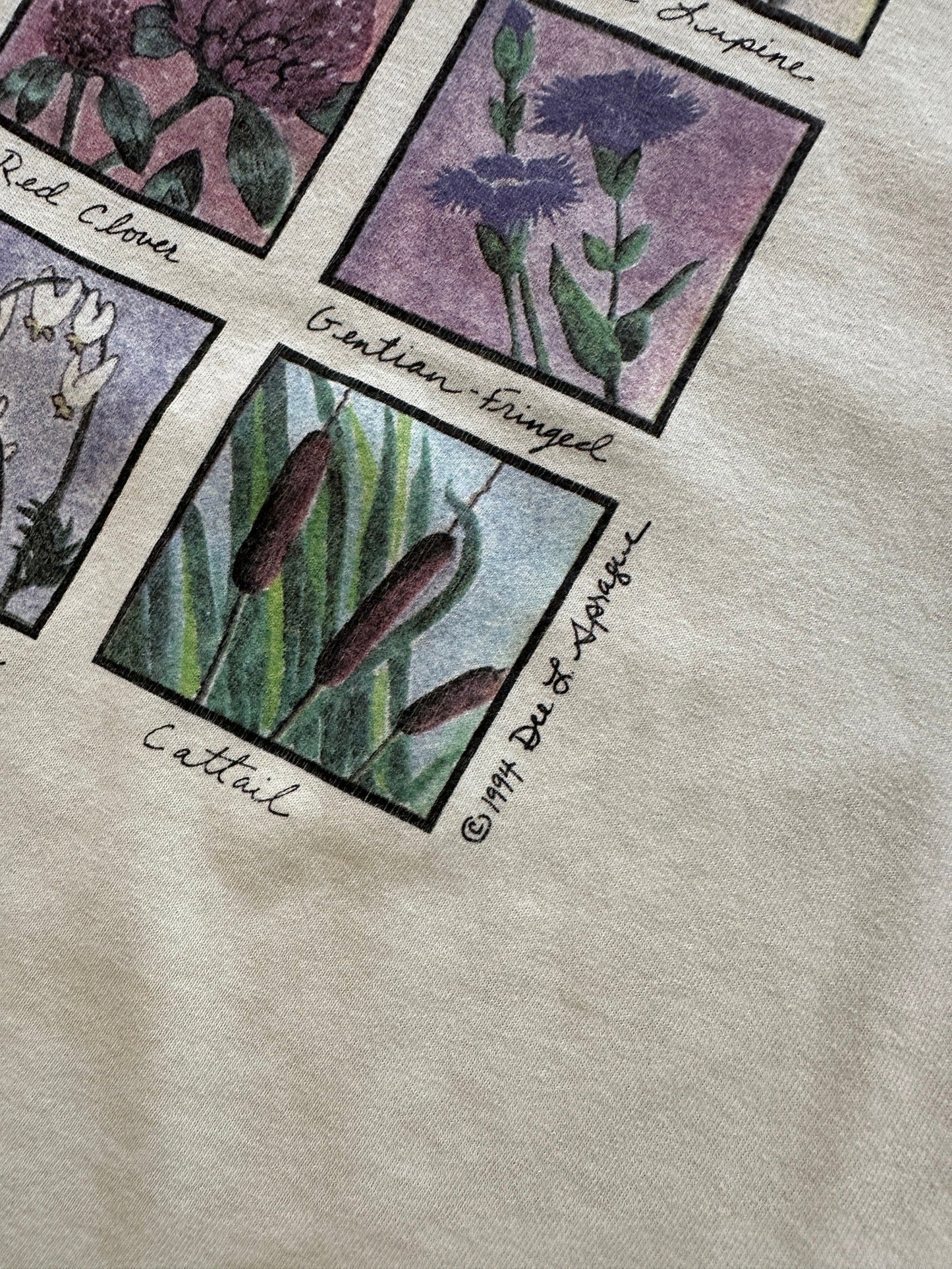 1994 Flower T-Shirt - L | Large, Red