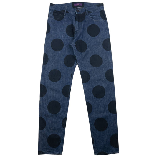 Vintage Yohji Yamamoto Polka Dot Denim Jeans Size W29