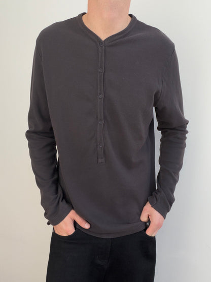 Dolce&Gabbana Henley | Large, Charcoal