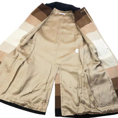 Vintage 2015 JW Anderson SAMPLE Striped Wool Jacket Size S | Small, Brown, Beige, Cream