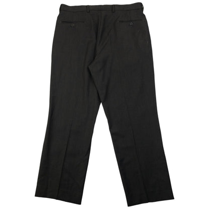 Vintage 90s YSL Yves Saint Laurent Jacket & Trousers Wool Suit Set Size XL | XL, Black