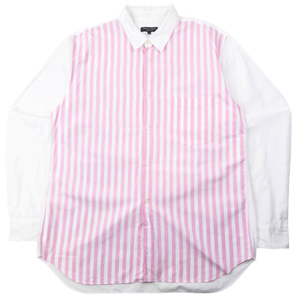 Vintage 2000s Comme Des Garçons HOMME Long Sleeve Button Up Shirt Size M | Medium, Pink