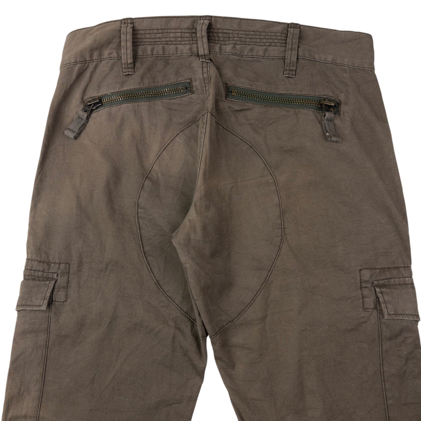 Vintage 2000s Ralph Lauren Cargo Trousers Womens Size W30 | W30, Brown