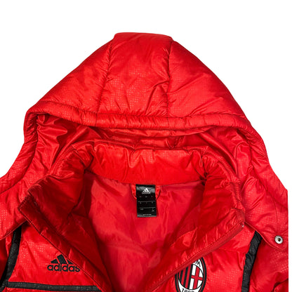 Adidas AC Milan Puffer Jacket In Red ( S )