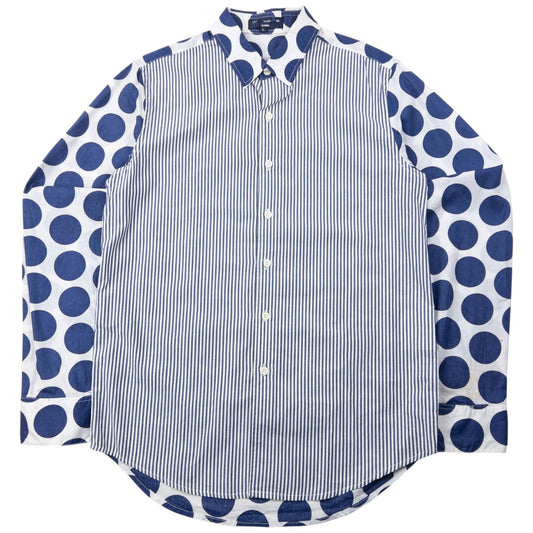 Vintage Comme Des Garçons HOMME Long Sleeve Button Up Shirt Size S | Small, Blue