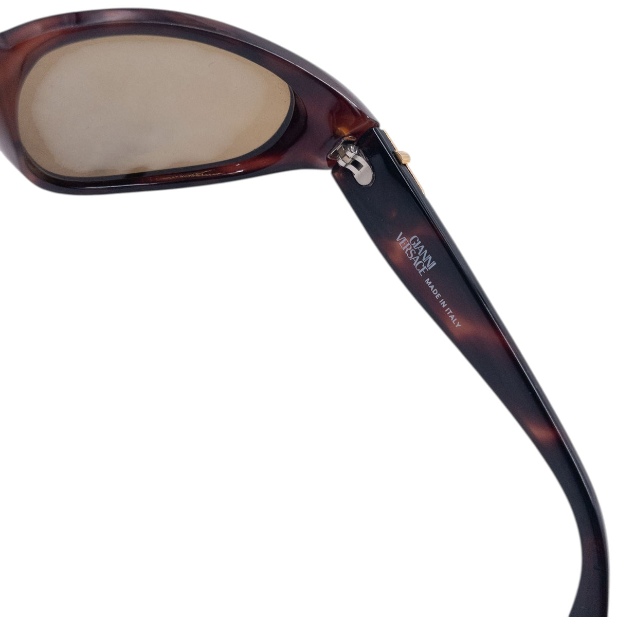 Vintage 90s Gianni Versace Tortoise Shell Sunglasses | O/S, Multicoloured