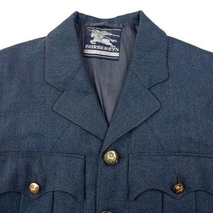 Vintage Burberry RAF ARMY Issue Belt Waist Jacket Size M