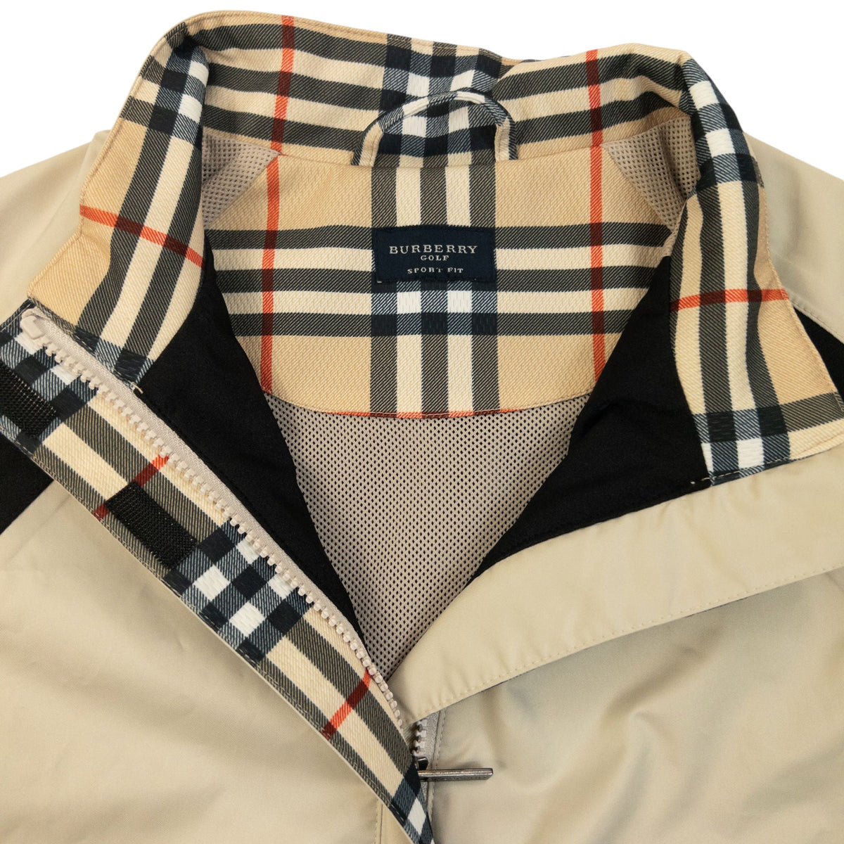 Vintage 2000s Burberry Golf Waterproof Jacket Womens Size M | Medium, Multicoloured