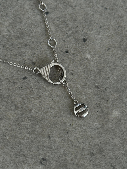 Emporio Armani 2000s Sterling Silver Pendant Necklace Jewellery