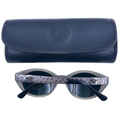 Vintage 1996 Gianni Versace Embossed Sunglasses | O/S, Green