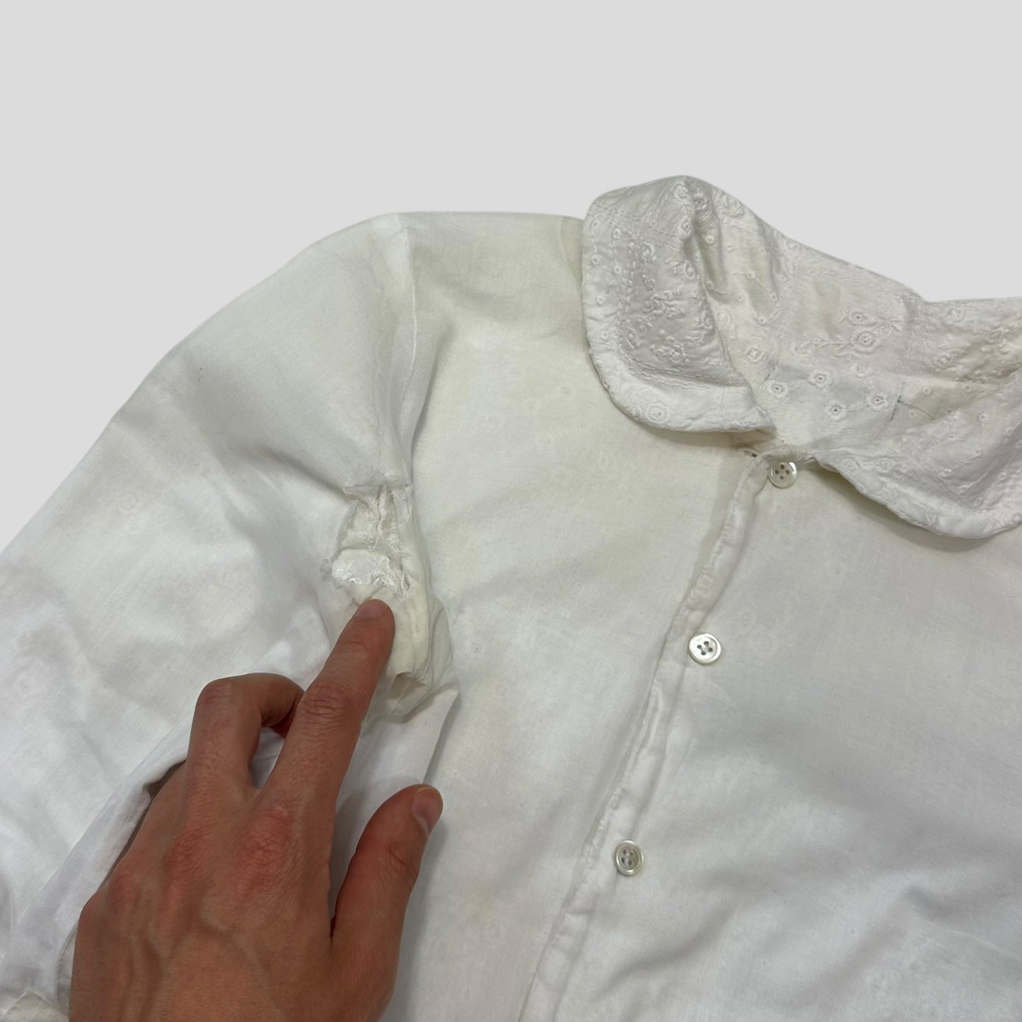 Comme Des Garçons Tricot Reversible Broderie Floral Shirt - S | Default Title, Multicoloured