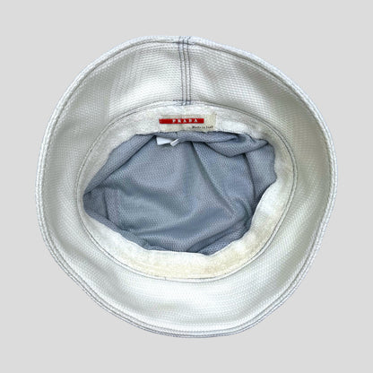 Prada Sport SS00 Mesh Bucket Hat - M/L | O/S, Red