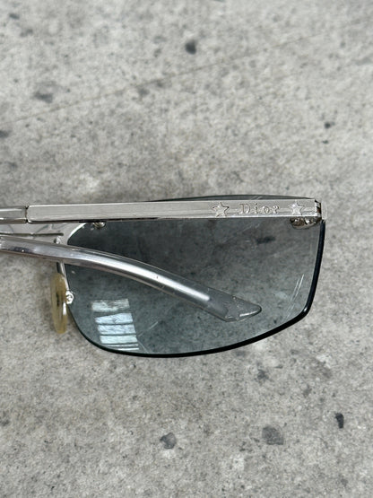 Christian Dior 1990s Mini Pop Rimless Logo Sunglasses