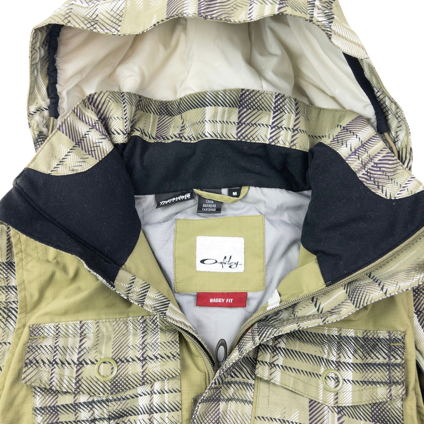 Vintage Oakley Zip Up Snowboarding Jacket Size M | Medium, Green