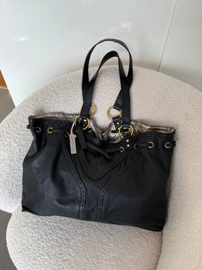 Yves Saint Laurent Rive Gauche Leather Reversible Tote Bag | O/S, Multicoloured